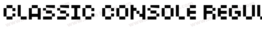 Classic Console Regular字体转换